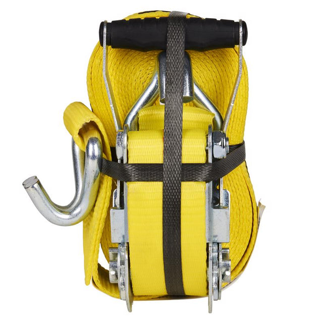 Keeper 2 in. W X 27 ft. L Yellow Tie Down w/Ratchet 3333 lb 1 pk