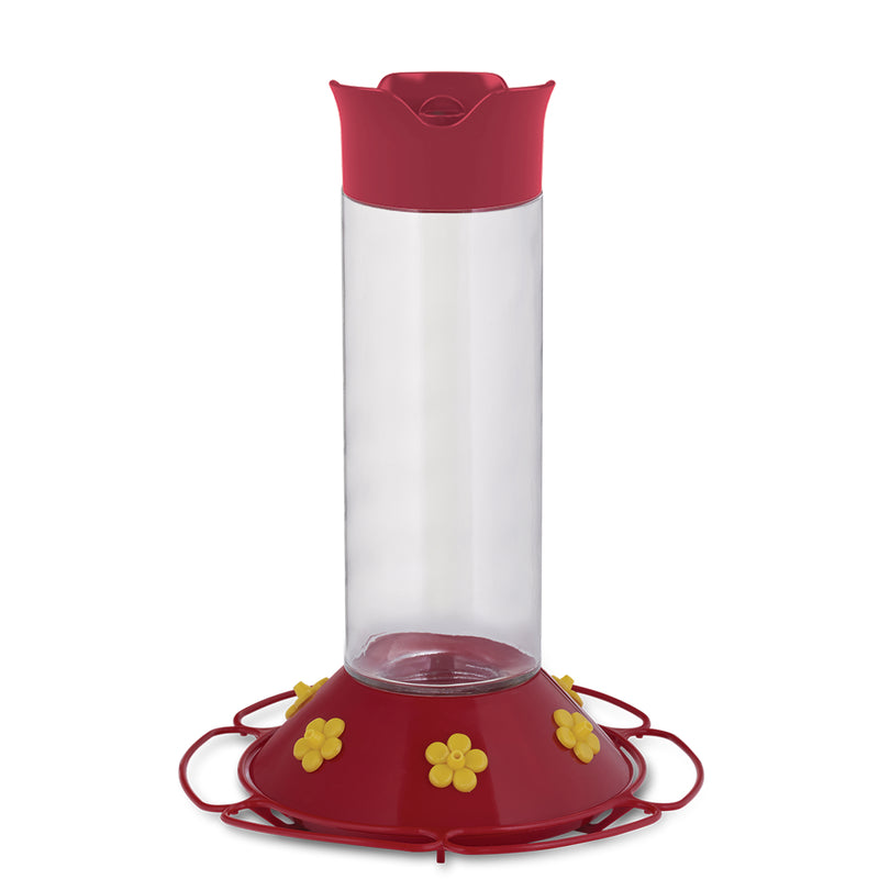 Perky-Pet Hummingbird 30 oz Glass/Plastic Nectar Feeder 6 ports