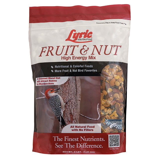 Lyric Assorted Species Fruits and Nuts Wild Bird Food 5 lb