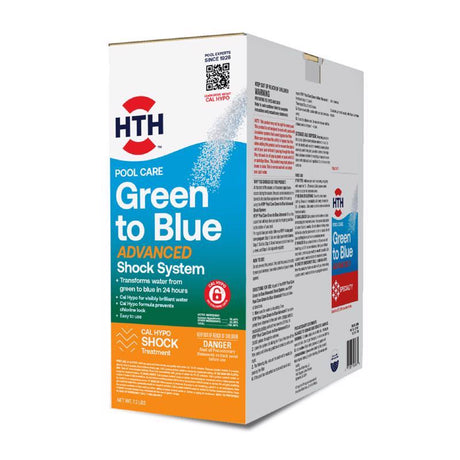 HTH Super Green to Blue Granule Shock System 7.2 lb