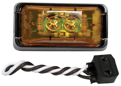 Peterson Amber Rectangular Clearance/Side Marker Light Kit