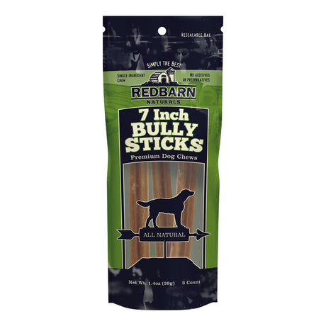 Redbarn Naturals Beef Grain Free Chews For Dogs 7 in. 3 pk