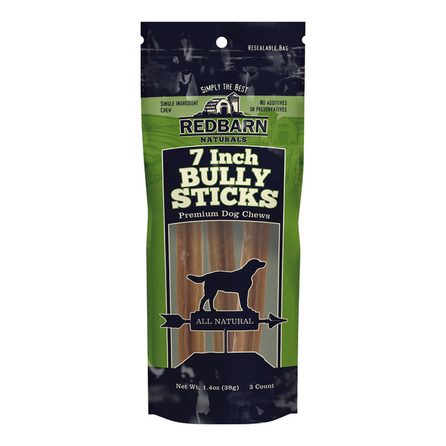 Redbarn Naturals Beef Grain Free Chews For Dogs 7 in. 3 pk