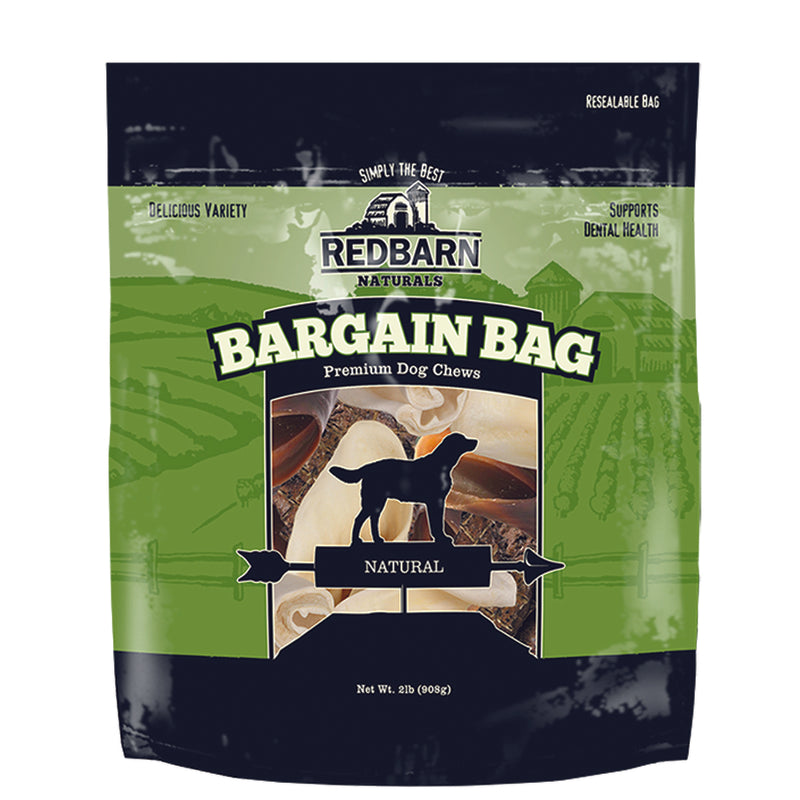 Redbarn Naturals Bargain Bag Mixed Flavors Chews For Dogs 14 in. 1 pk