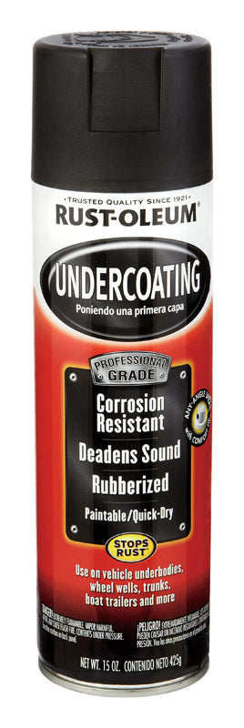 Rust-Oleum Automotive Flat/Matte Black Professional Grade Undercoating 15 oz