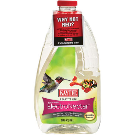 Kaytee ElectroNectar Hummingbird Sucrose Nectar 64 oz