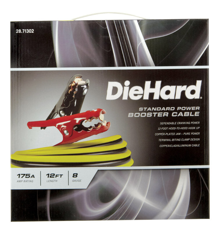 DieHard 12 ft. 8 Ga. Standard Booster Cable 175 amps