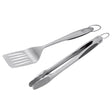 Weber Deluxe Stainless Steel Black/Silver Grill Tool Set 2 pc