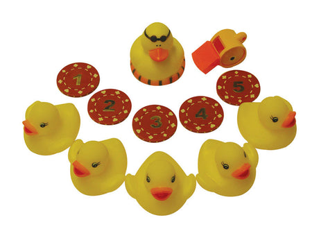 Water Sports Multicolored Plastic Duck Game