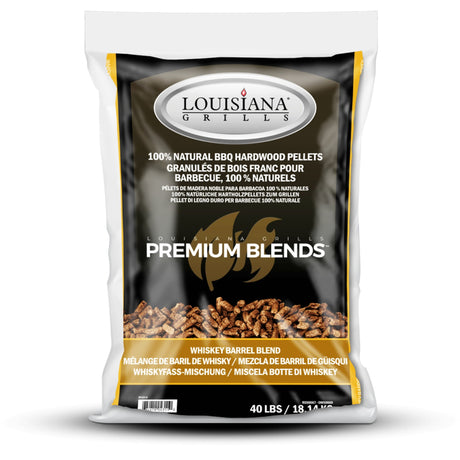 Louisiana Grills Wood Pellets All Natural Whiskey 40 lb