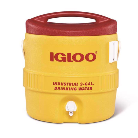 Igloo Industrial Red/Yellow 10 gal Water Cooler