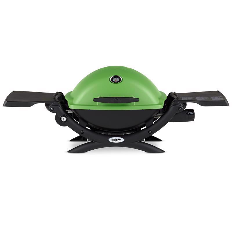 Weber Q1200 1 Burner Liquid Propane Grill Green