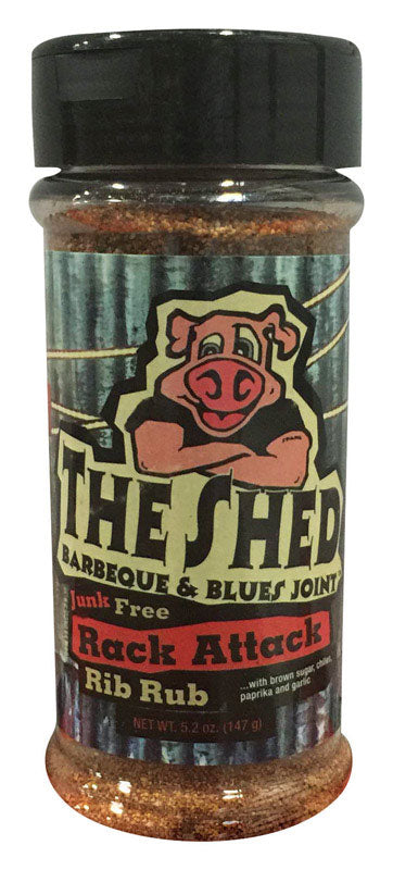 The Shed Rack Attack Rib BBQ Rub 5.2 oz