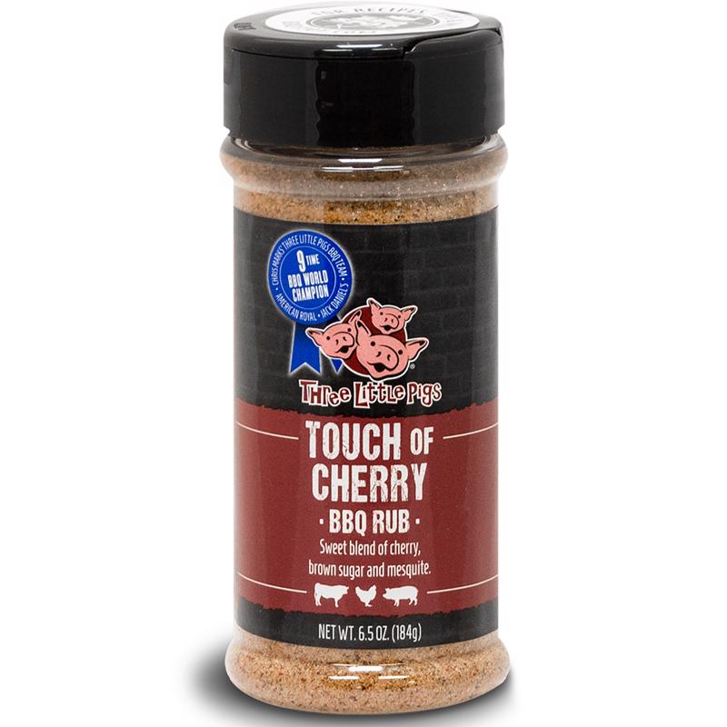 Three Little Pigs Kansas City Touch of Cherry BBQ Rub 6.5 oz