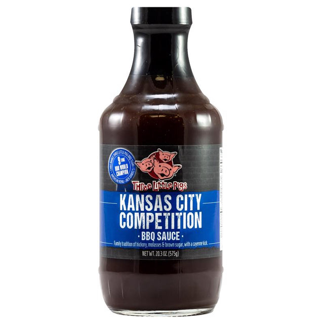 Three Little Pigs Kansas City Competition BBQ Sauce 20.3 oz