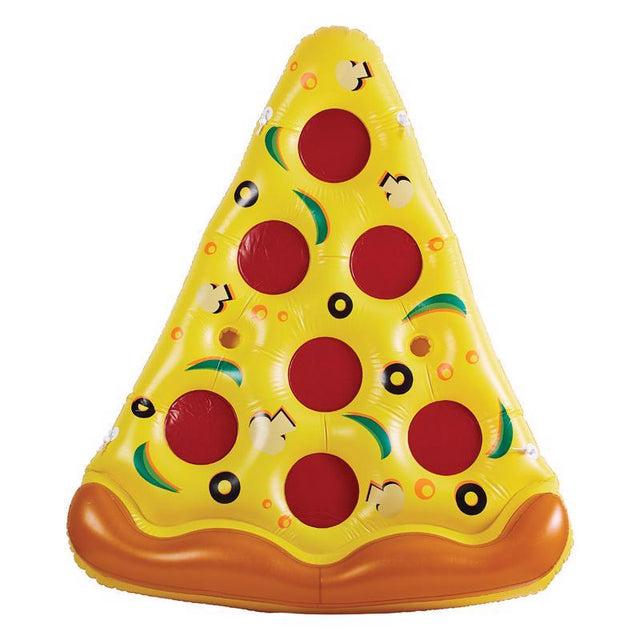 Swimline Multicolored Vinyl Inflatable Pizza Slice Pool Float