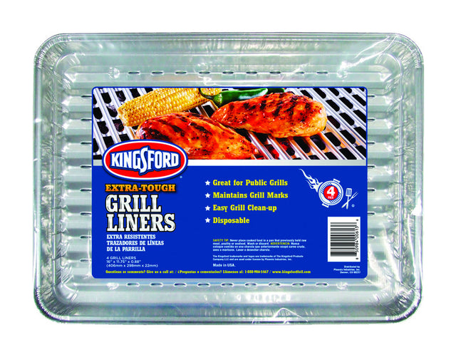 Kingsford Aluminum Grill Liner 16 in. L X 11.75 in. W