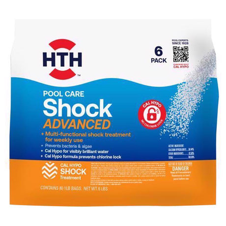 HTH Pool Care Solid Shock Treatment 6 lb