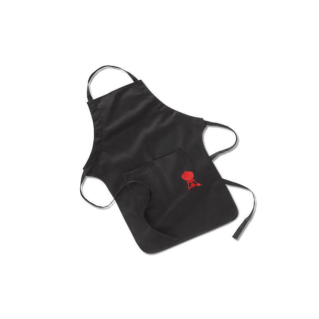 Weber Black Apron w/Red Kettle Cotton Apron