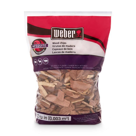 Weber Firespice Mesquite All Natural Mesquite Wood Smoking Chips 192 cu in