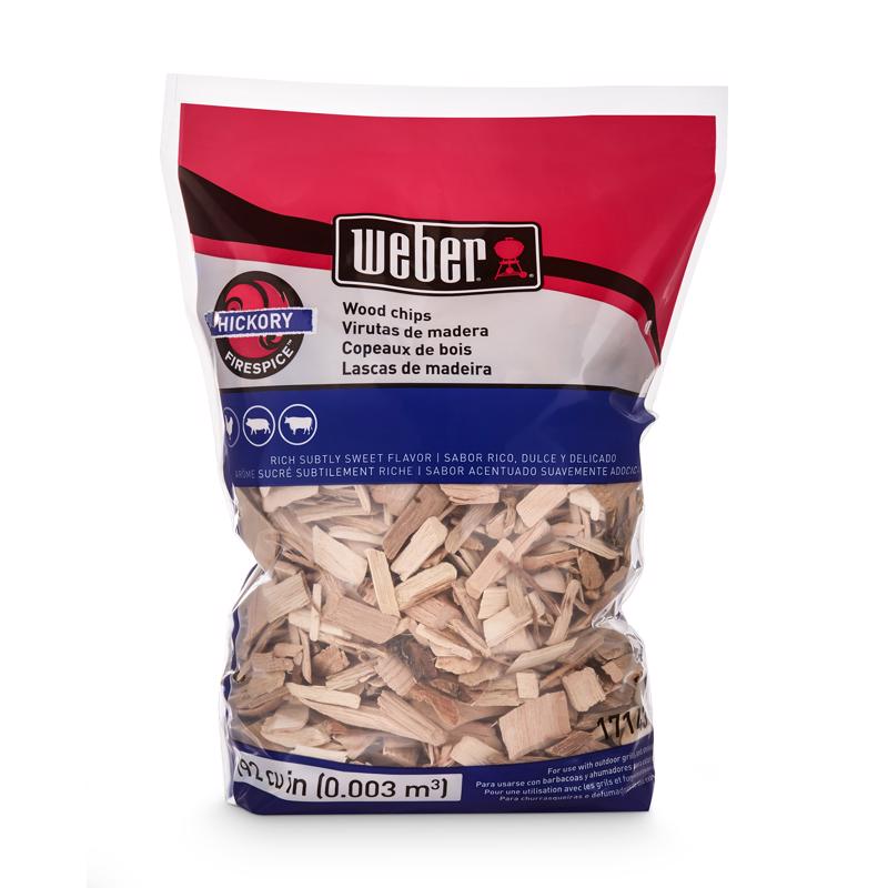 Weber Firespice Hickory All Natural Hickory Wood Smoking Chips 192 cu in