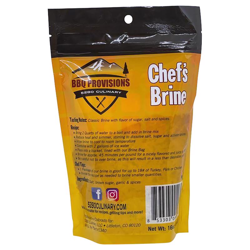 Chef J's BBQ Provisions Chefs Brine Brine Mix 16 oz