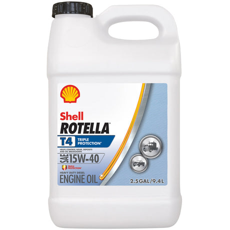 Shell Rotella 15W-40 Diesel Heavy Duty Engine Oil 2.5 gal 1 pk