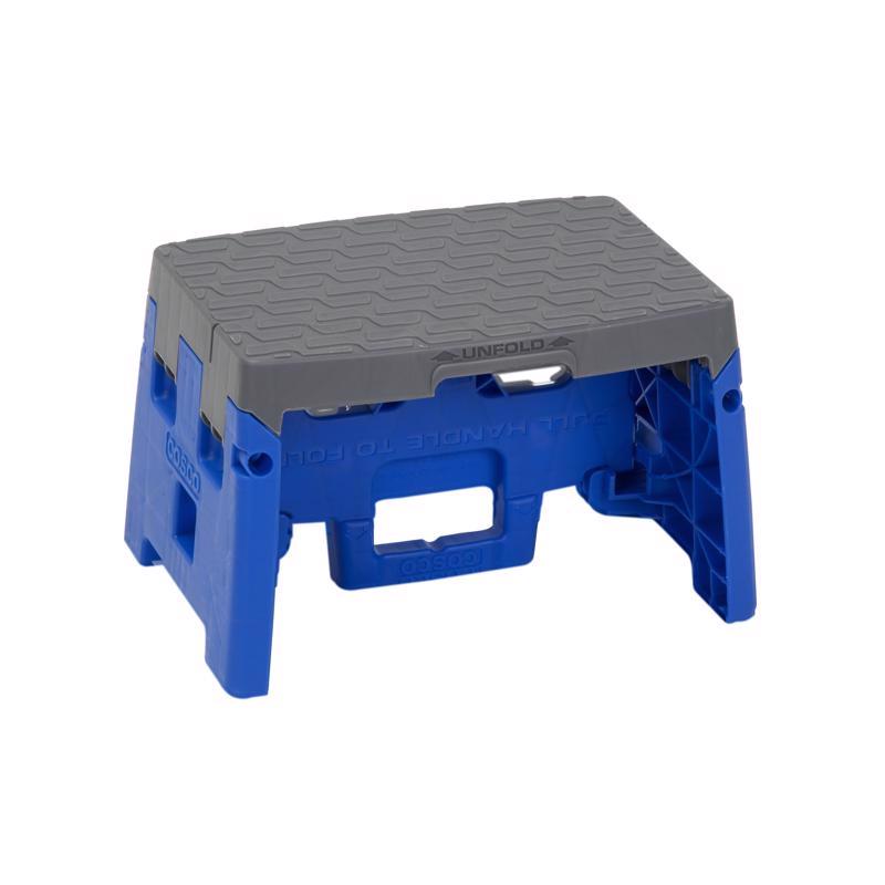 Cosco 8.46 in. H X 14.02 in. W X 9.84 in. D 300 lb. capacity 1 step Plastic Folding Step Stool