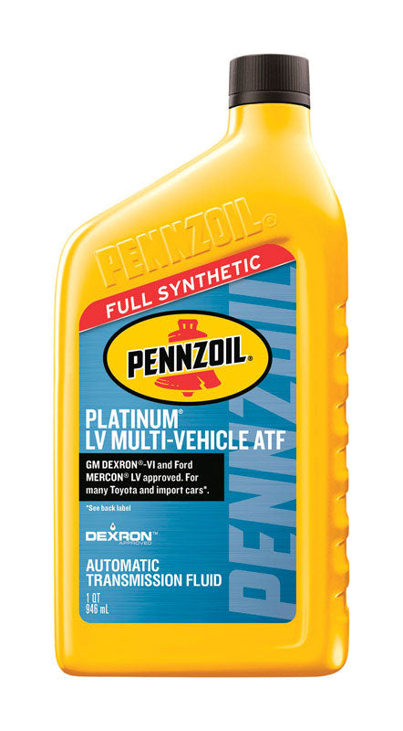 Pennzoil Platinum Dexron VI/Mercon Automatic Transmission Fluid 1 qt