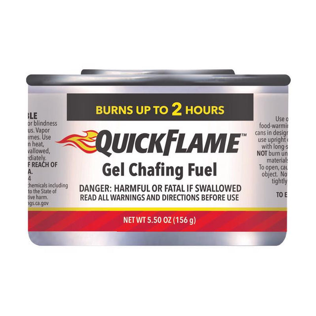 Sterno Quick Flame Chafing Fuel Steel 5.5 oz 1 pk