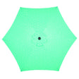 Living Accents 9 ft. Tiltable Teal Market Umbrella