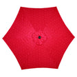 Living Accents 9 ft. Tiltable Red Market Umbrella