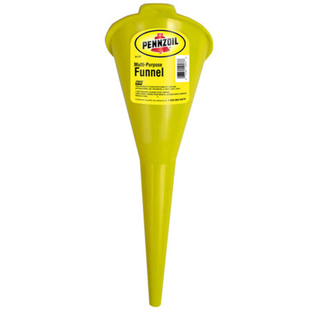 Pennzoil Yellow 15.3 in. H Polypropylene Funnel