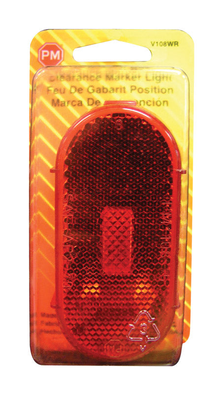 Peterson Red Oblong Clearance/Side Marker Light