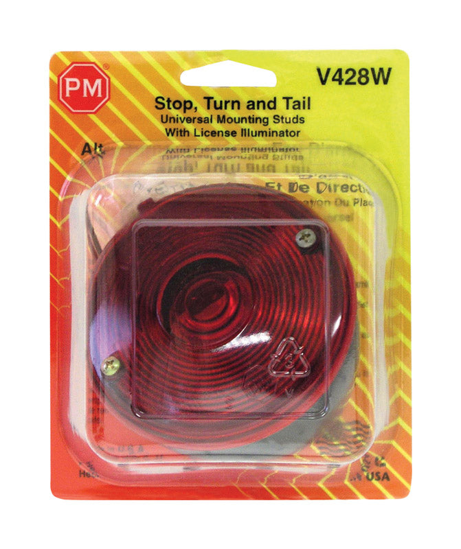 Peterson Red Round License/Stop/Tail/Turn Light