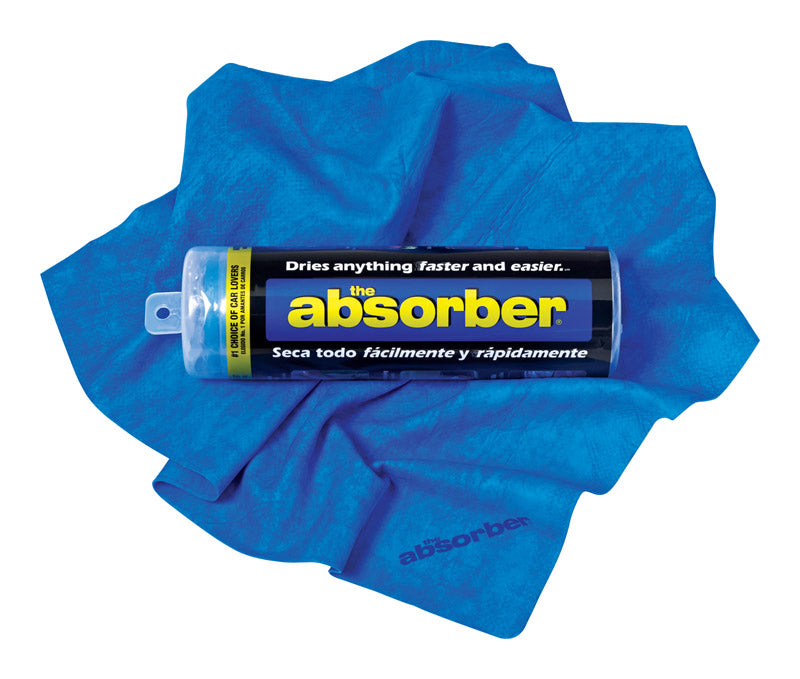 The Absorber 27 in. L X 17 in. W Synthetic Chamois 1 pk