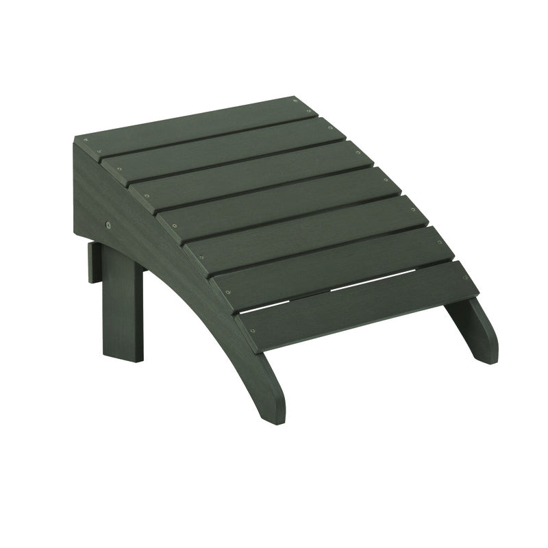 Living Accents Adirondack Slate Resin Ottoman