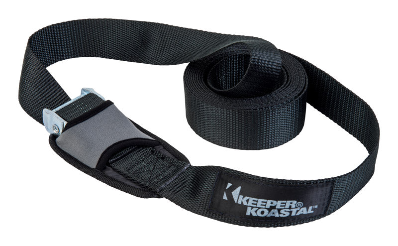 Keeper Koastal 1.5 in. W X 12 ft. L Black Cargo Strap 300 lb 1 pk