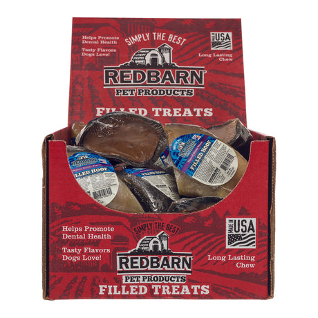 Redbarn Dog Treats Beef and Peanut Butter Bone Hoof For Dogs 4 in. 1 pk