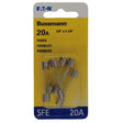 Bussmann 20 amps SFE Clear Glass Tube Fuse 5 pk