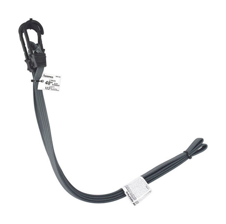 Keeper Gray Flat Bungee Cord 48 in. L X 0.315 in. 2 pk