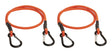 Keeper Orange Carabiner Style Bungee Cord 36 in. L X 0.315 in. 2 pk