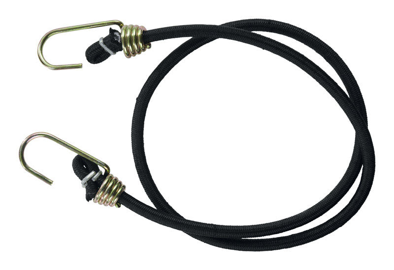 Keeper Black Bungee Cord 40 in. L X 0.374 in. 1 pk