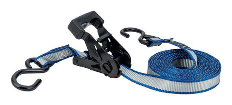 Keeper 1 in. W X 14 ft. L Gray Ratchet Tie Down Strap 500 lb 1 pk