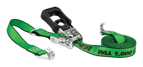 Keeper 1.25 in. W X 16 ft. L Multicolored Ratchet Tie Down Strap 1000 lb 1 pk