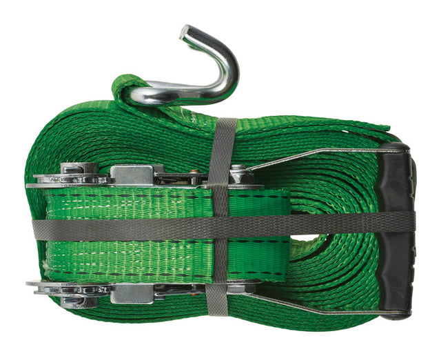 Keeper 2 in. W X 30 ft. L Green Ratchet Tie Down Strap 3333 lb 1 pk