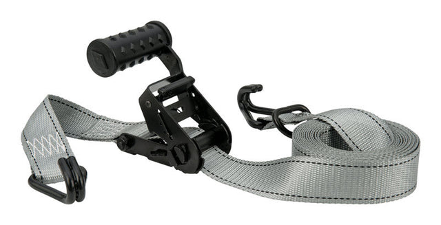 Keeper 1.5 in. W X 12 ft. L Gray Ratchet Tie Down Strap 1000 lb 1 pk