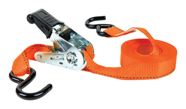 Keeper 1 in. W X 15 ft. L Orange Tie Down Strap 500 lb 4 pk