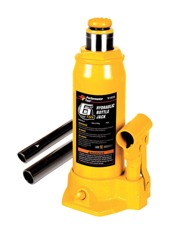 Performance Tool Hydraulic 6 ton Automotive Bottle Jack