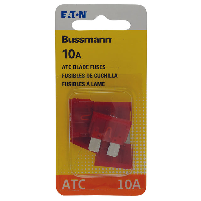 Bussmann 10 amps ATC Red Blade Fuse 5 pk